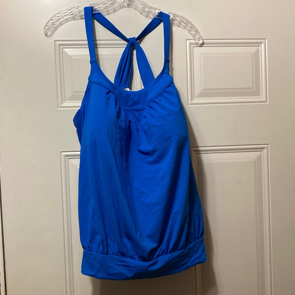 Land’s End Blue Women’s Swim Top 22W DDD